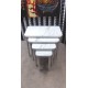 Hilal 4 lü mdf lam spor ahşap sehpa Hi-gloss Gümüş Hilal 4 lü mdf lam spor ahşap sehpa Hi-gloss Gümüş