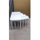 Hilal 4 lü mdf lam spor ahşap sehpa Hi-gloss Gümüş Hilal 4 lü mdf lam spor ahşap sehpa Hi-gloss Gümüş