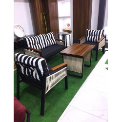 Lüx Örgülü Metal Bahçe ve Balkon Mobilyası 