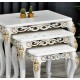 SELÇUKLU ZİGON SEHPA (BEYAZ&ALTIN) SELÇUKLU ZİGON SEHPA (BEYAZ&ALTIN)