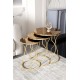 GEZEGEN ZİGON SEHPA GOLD BRONZ AYNA GEZEGEN ZİGON SEHPA GOLD BRONZ AYNA